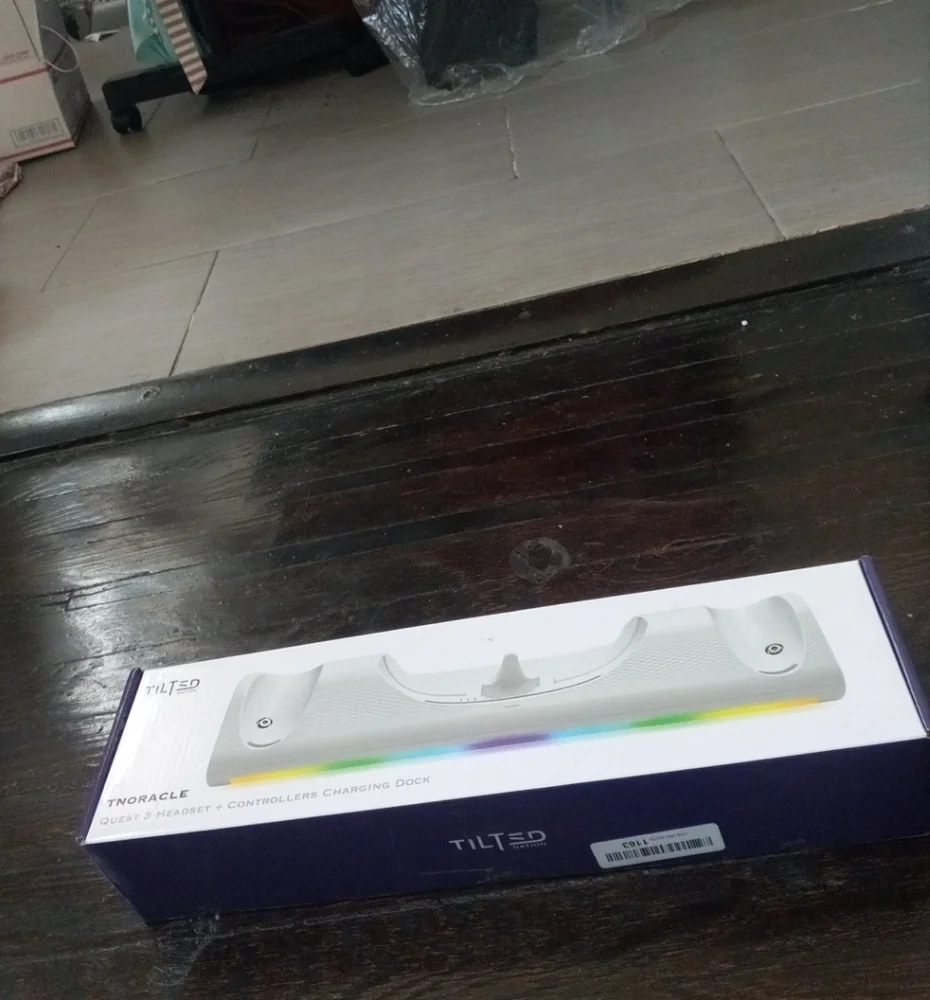 Tilted Nation 3 in 1 Headset and Controller Stand with Easy Charging- Box Inc
